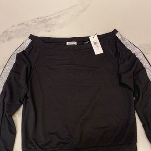Black sweater small size, why brand, never worn with tags
